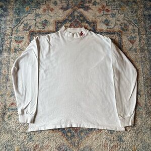 Vintage MLB Cleveland Indians Long Sleeve Mock Neck T-shirt Large